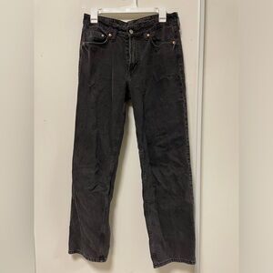 Black Straight leg jeans size 4